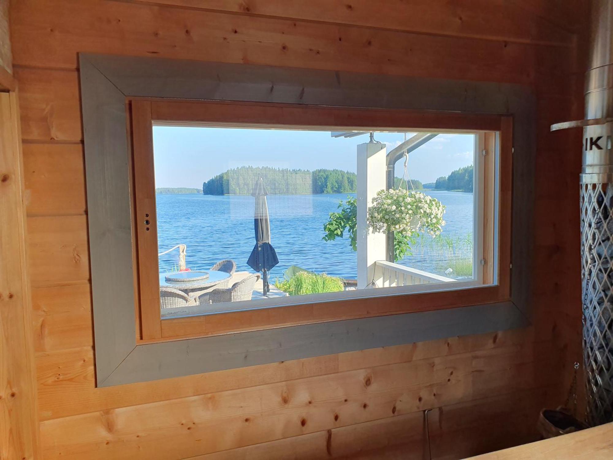 Stunning Log Cabin 45M2 On The Shore Of Kallavesi. Kuopio Eksteriør bilde