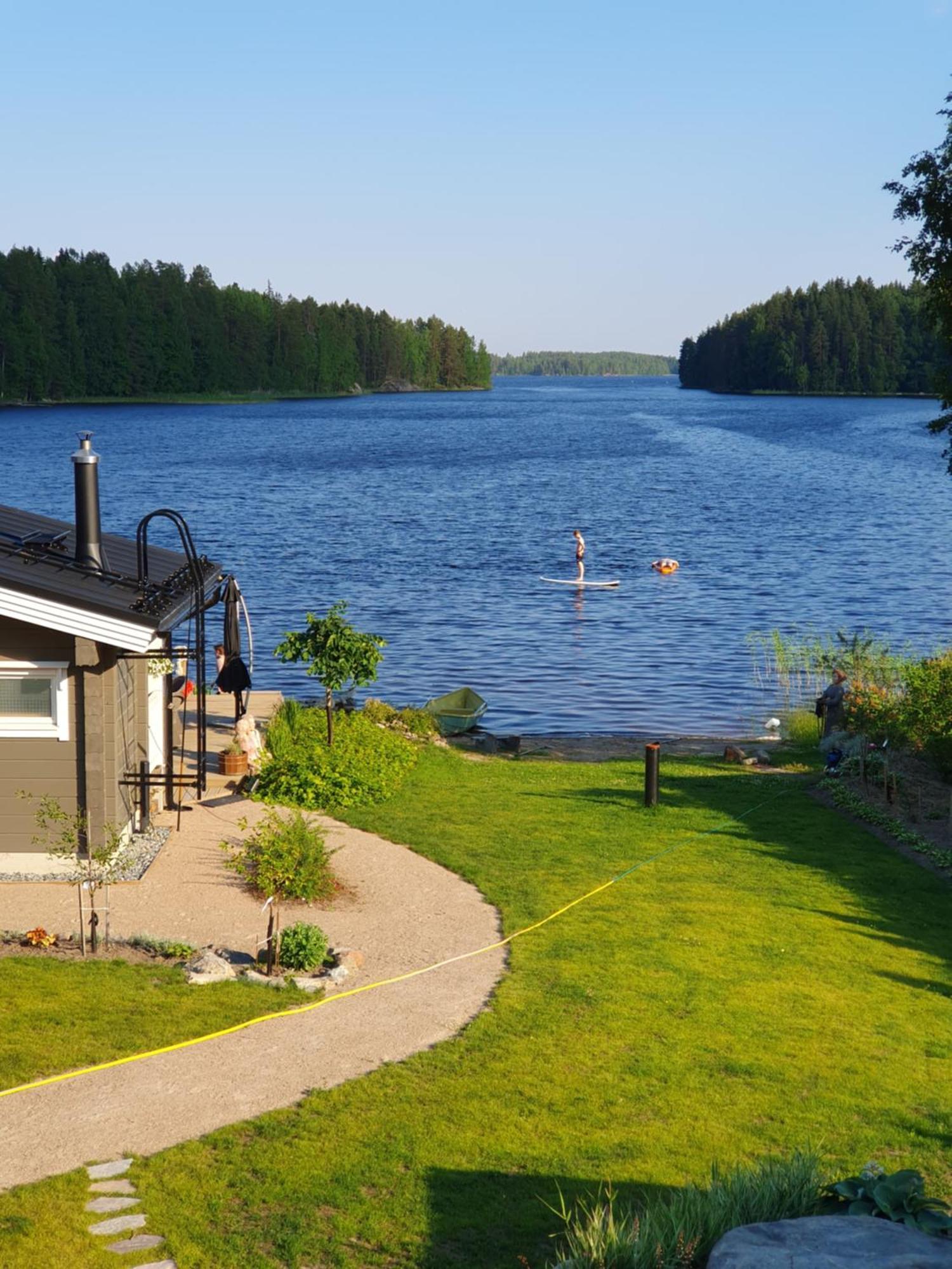 Stunning Log Cabin 45M2 On The Shore Of Kallavesi. Kuopio Eksteriør bilde